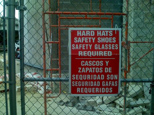 Hard Hats Required