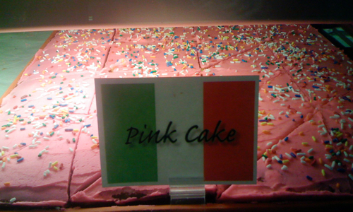 pink cake