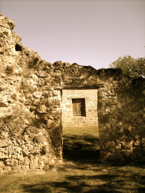 sepia mission wall