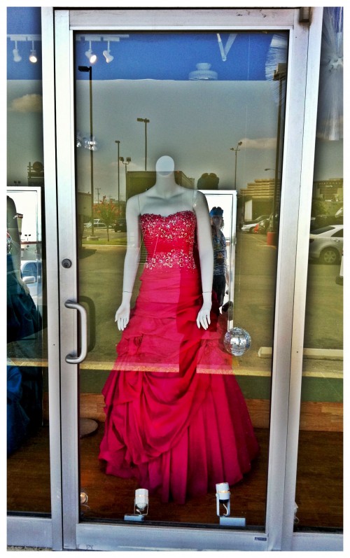 Red Dress Display