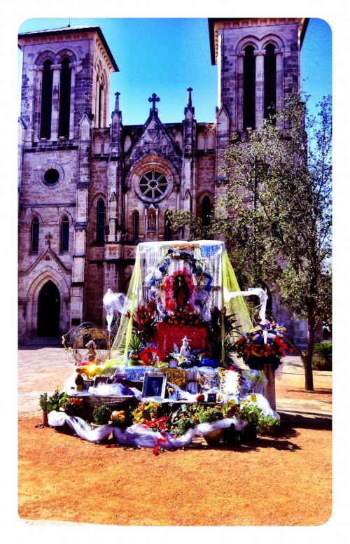 San Fernando Dia de Los Muertos shrine