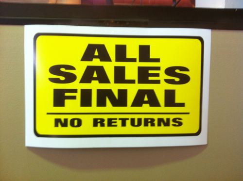 All Sales Final