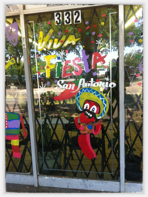 Fiesta Window Art