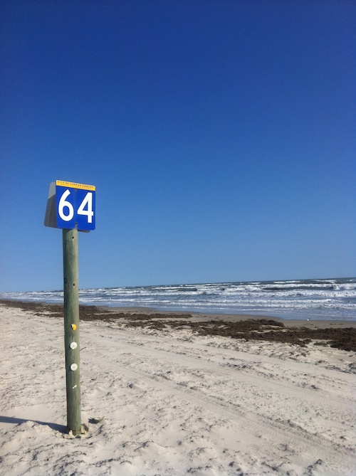 Beach Marker 64 Mustang Island