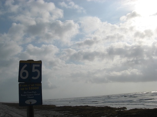 Beach Marker 65 Mustang Island