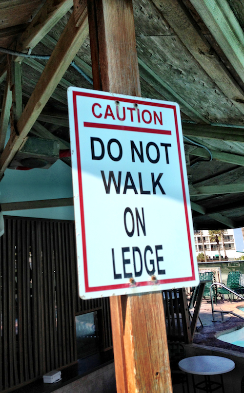 No Dancing on the Ledge