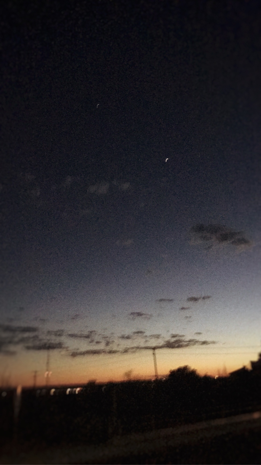 Venus and Jupiter