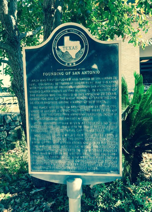 San Antonio Plaque