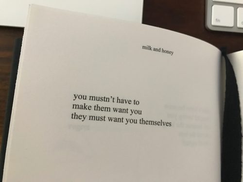 milk and honey verse