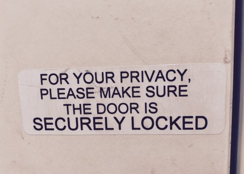 For Your Privacy