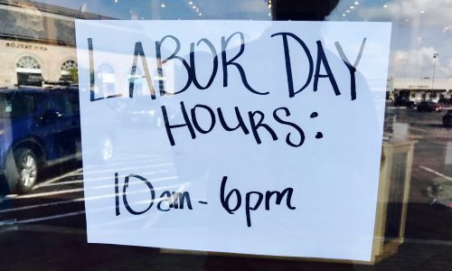 Labor Day Hours