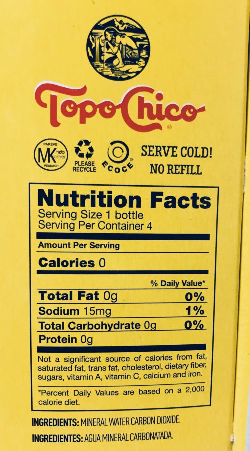 Topo Chico Carton