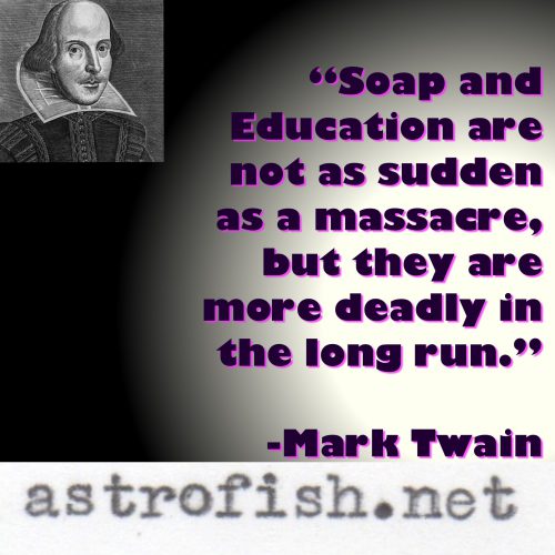 Mark Twain on Education