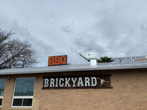 Brickyard BBQ Sign