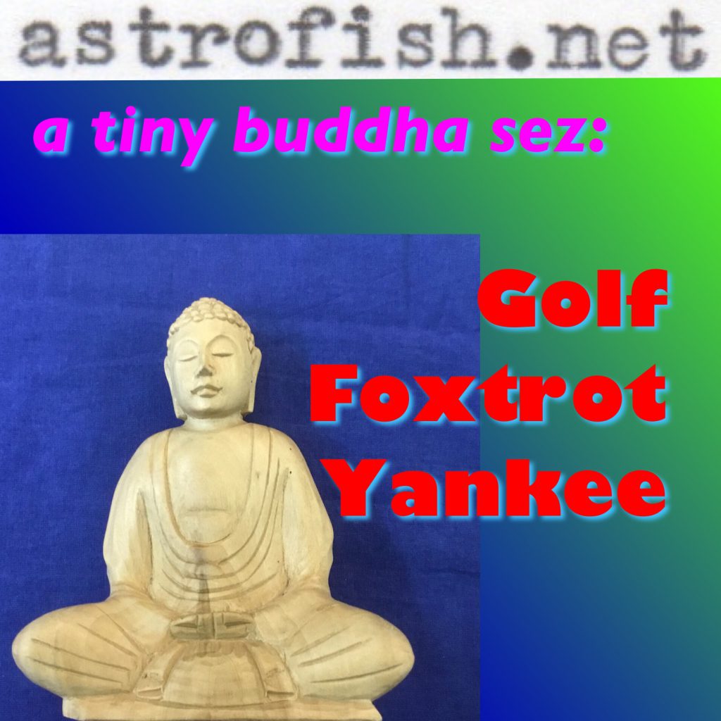 golf Foxtrot yankee