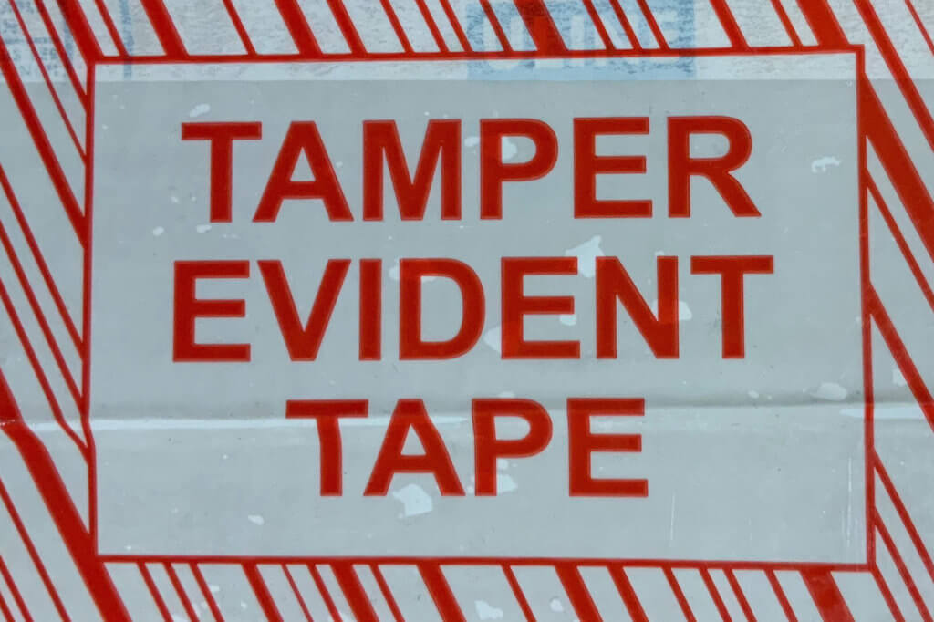 Tamper Evident Tape