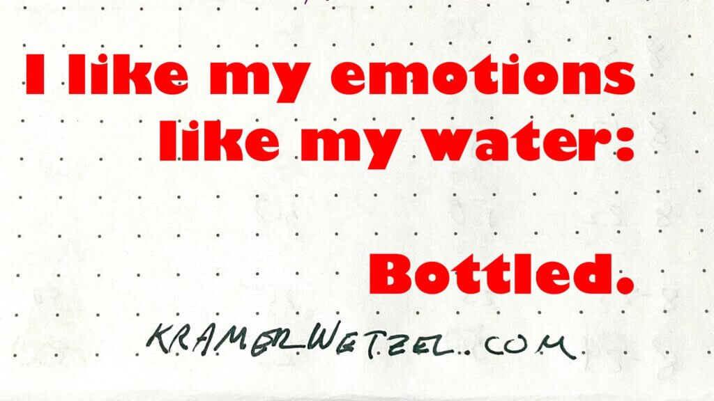 Emotional content: Bottled