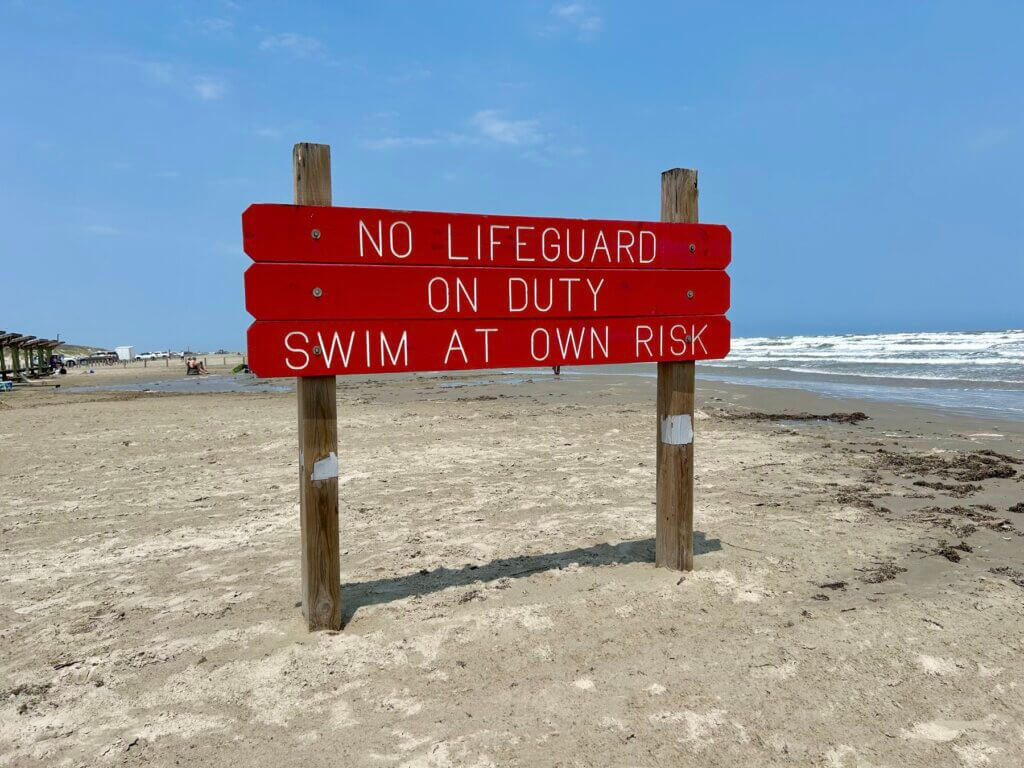 Swim at your own risk