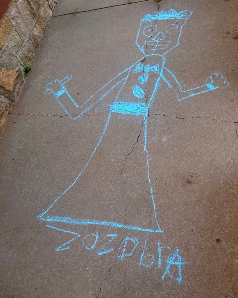 Chalk Zozobra