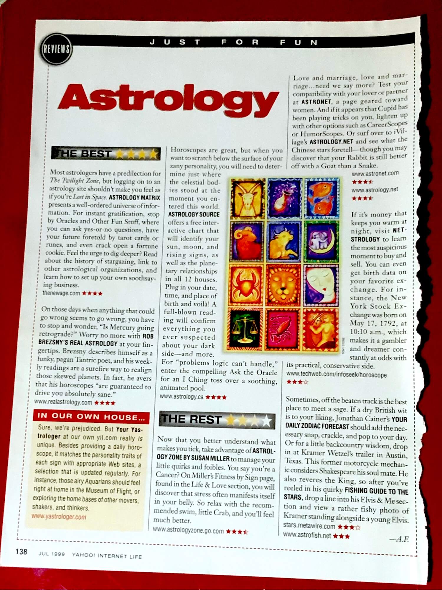 Yahoo! Life! July! 1999!